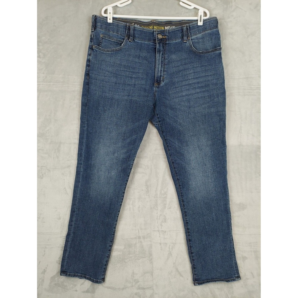 Lee Performance series Jeans Men's 39x31 Extreme Motion Straight Tapered Leg MVP